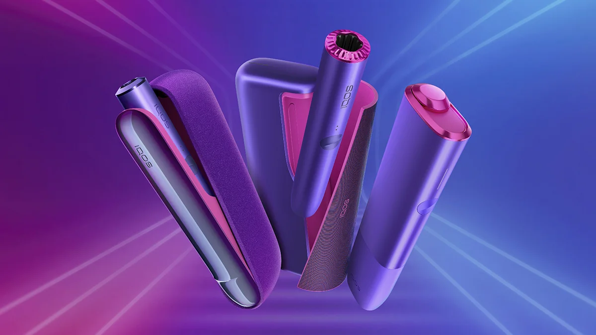 IQOS ILUMA NEON PURPLE, the brand's new limited edition designed to unleash the energy of color